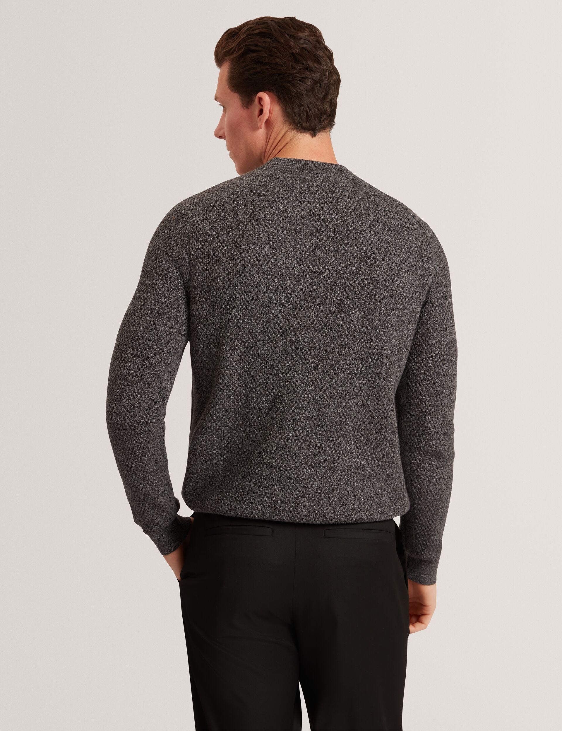Ted Baker MONYA Textured Stitch Marled Knit Jumper