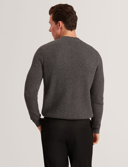 Ted Baker MONYA Textured Stitch Marled Knit Jumper