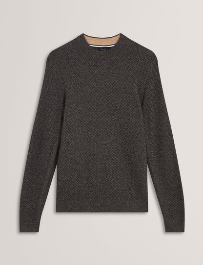 Ted Baker MONYA Textured Stitch Marled Knit Jumper