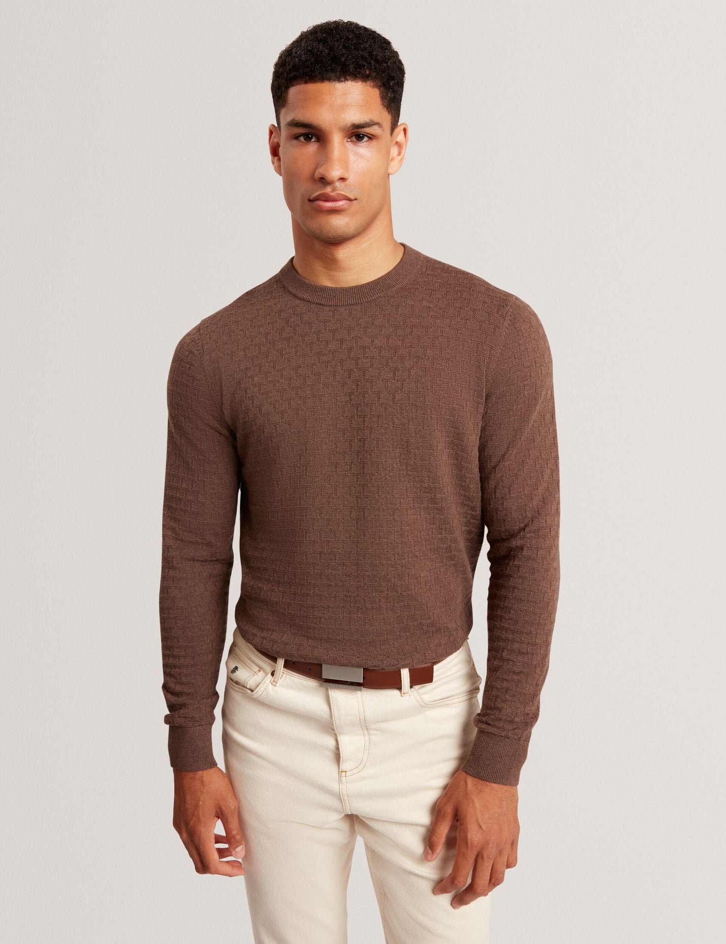 Ted Baker SAINSY - T Stitch Crew Neck
