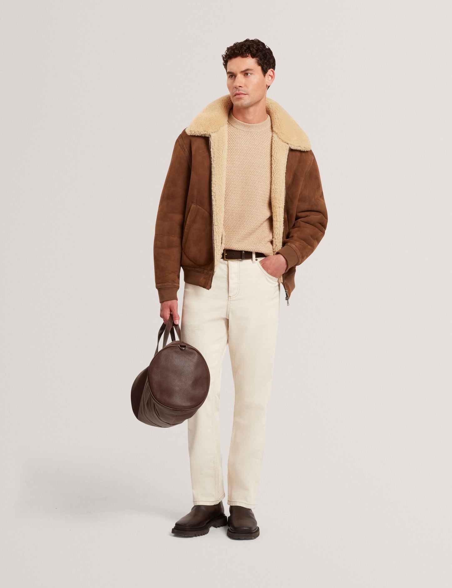 Ted Baker MONYA Textured Stitch Marled Knit Jumper