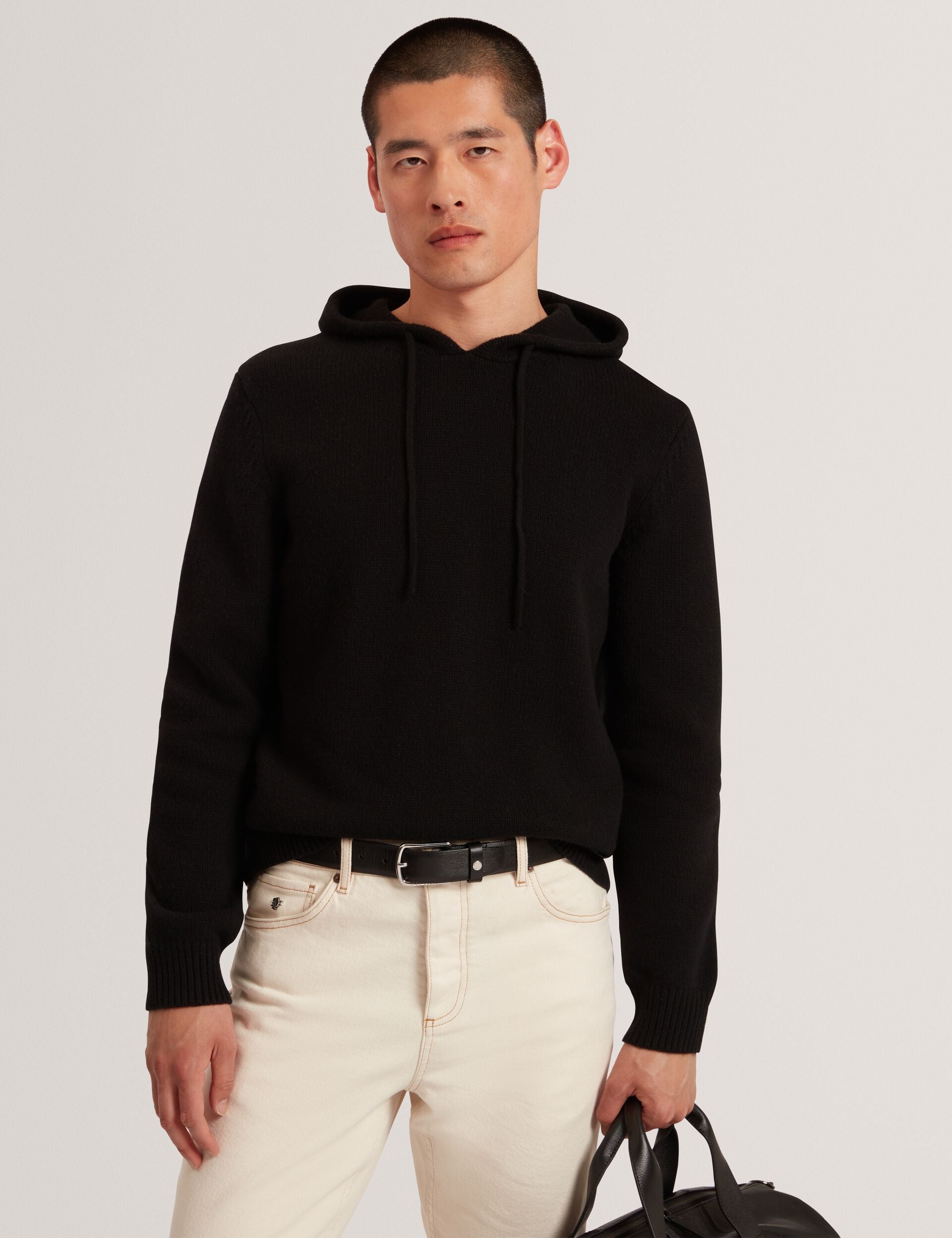 Ted Baker KINS Wool Rich Knit Long Sleeve Hoodie