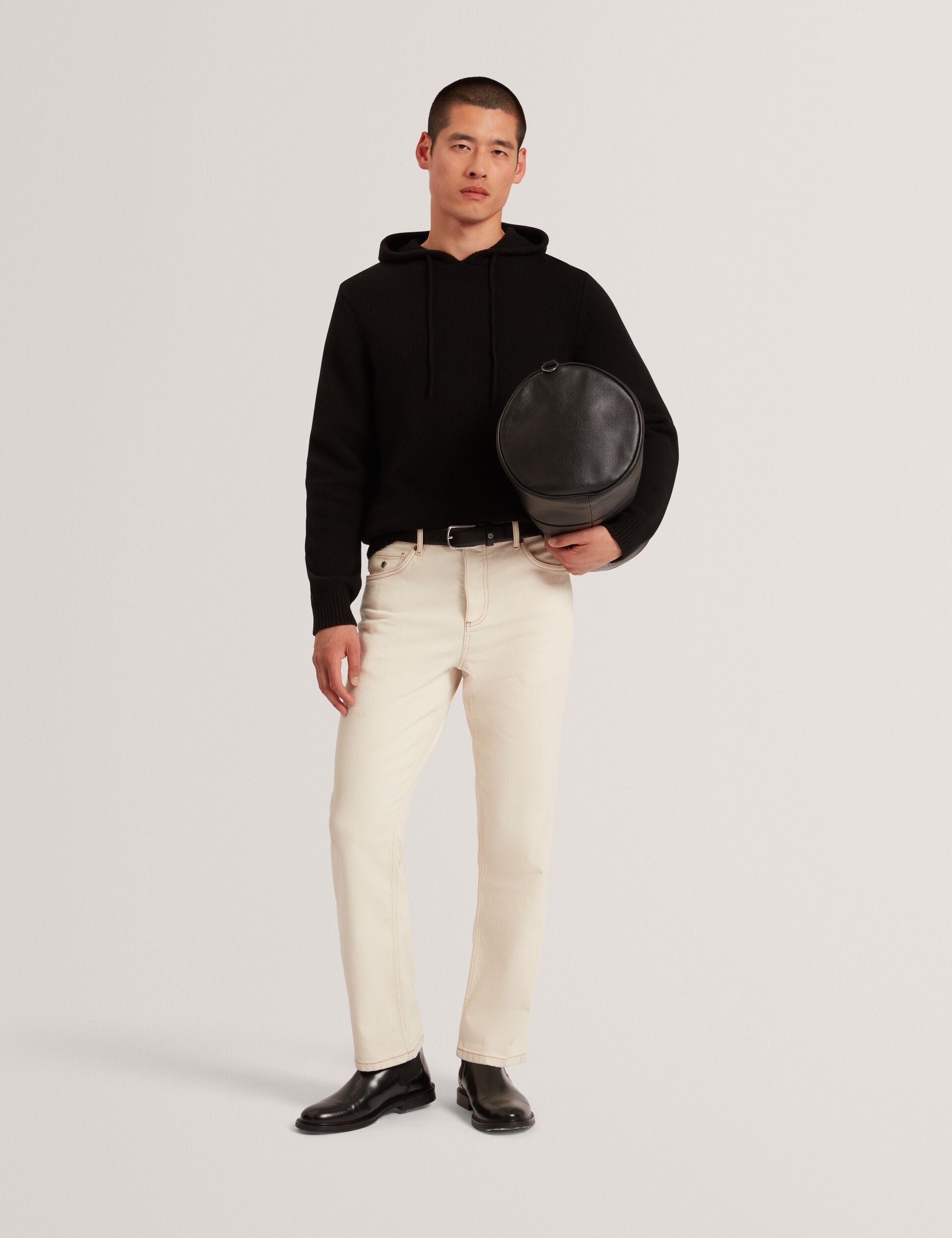Ted Baker KINS Wool Rich Knit Long Sleeve Hoodie