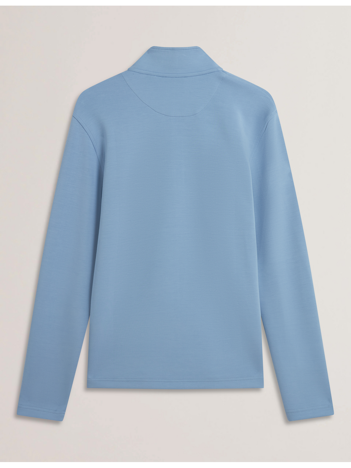 Ted Baker SIMONEA - Textured Panel Half-Zip Modal Sweatshirt