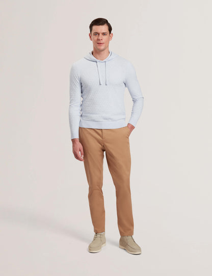 Ted Baker LOULAR - Textured T Knit Wool Blend Hoodie