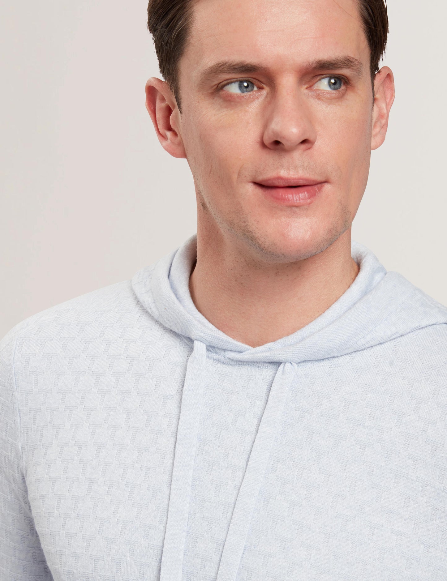 Ted Baker LOULAR - Textured T Knit Wool Blend Hoodie
