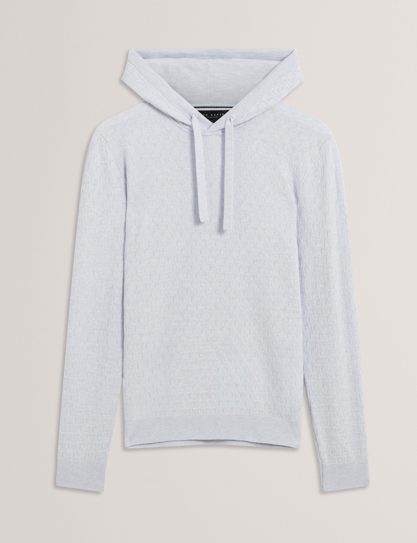 Ted Baker LOULAR - Textured T Knit Wool Blend Hoodie