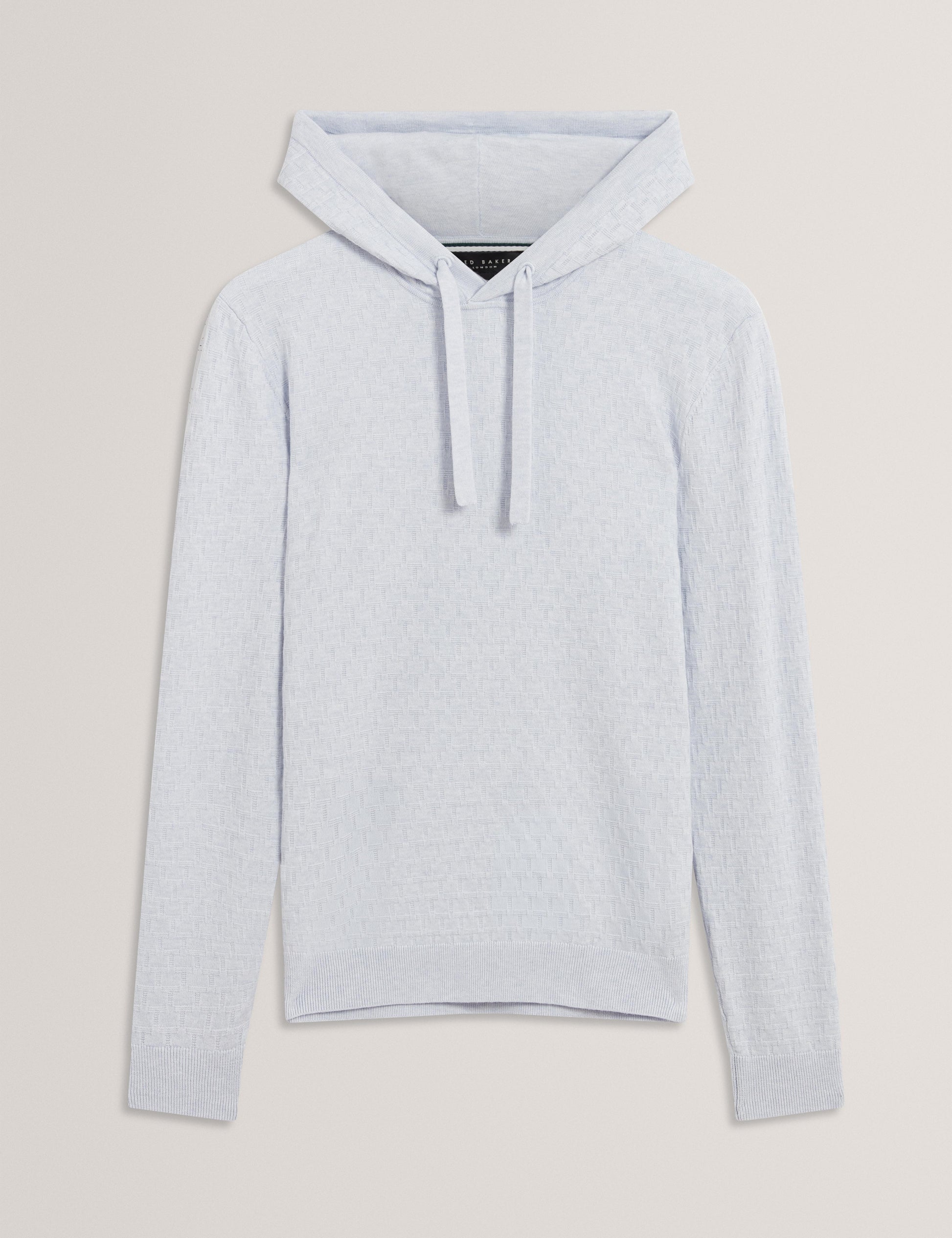 Ted Baker LOULAR - Textured T Knit Wool Blend Hoodie