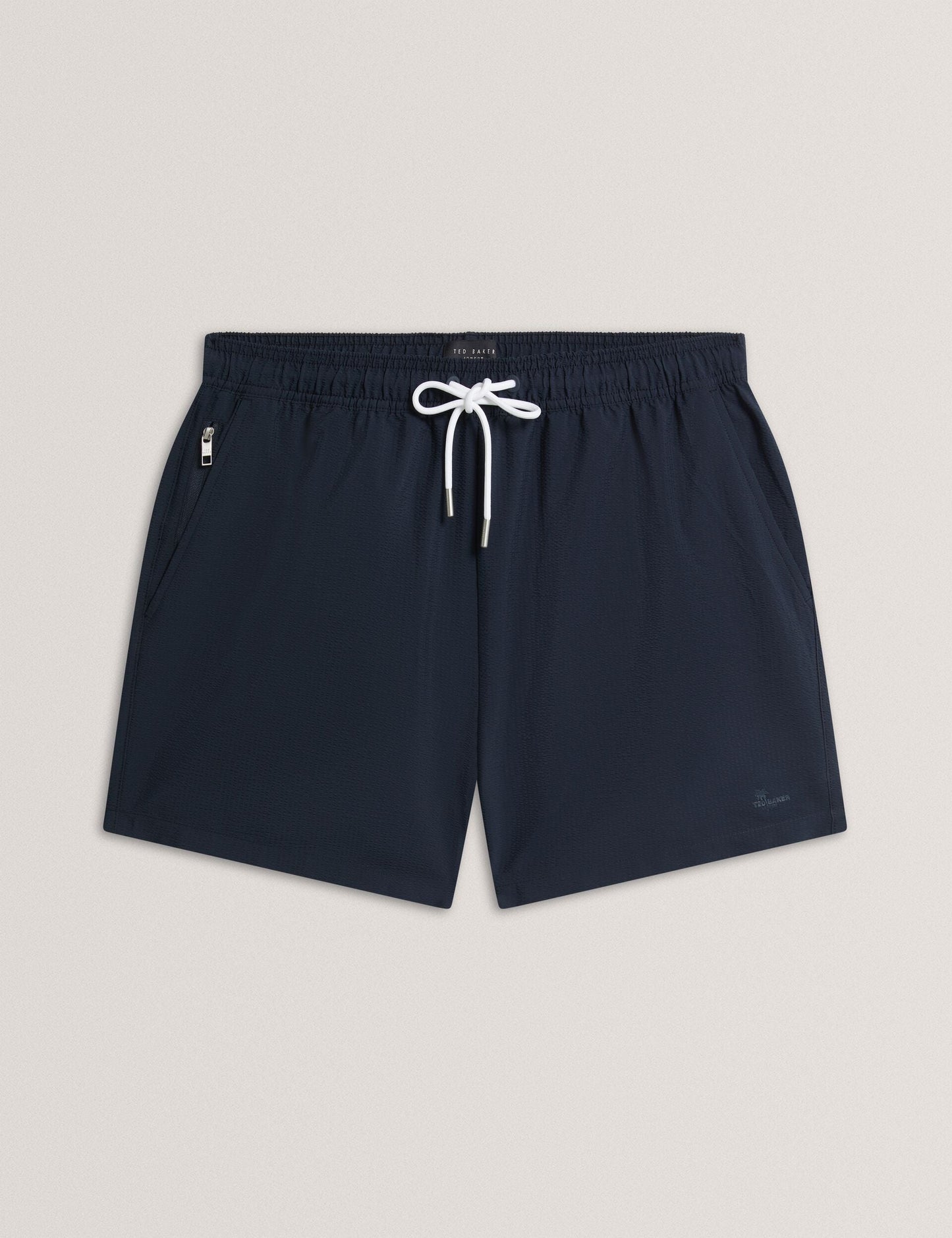 Ted Baker HEFFNER Seersucker Mid-Length Swim Shorts