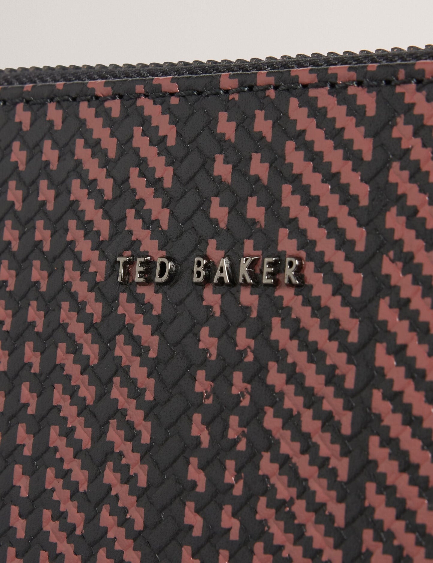 Ted Baker WARENN Striped Woven Leather 13-Inch Laptop Sleeve