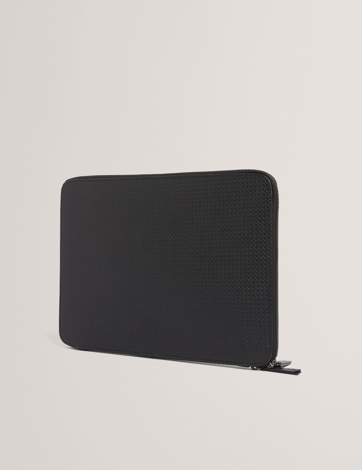 Ted Baker WARENN Striped Woven Leather 13-Inch Laptop Sleeve