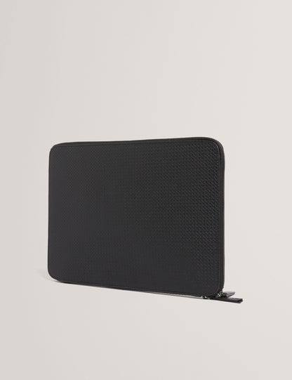 Ted Baker WARENN Striped Woven Leather 13-Inch Laptop Sleeve