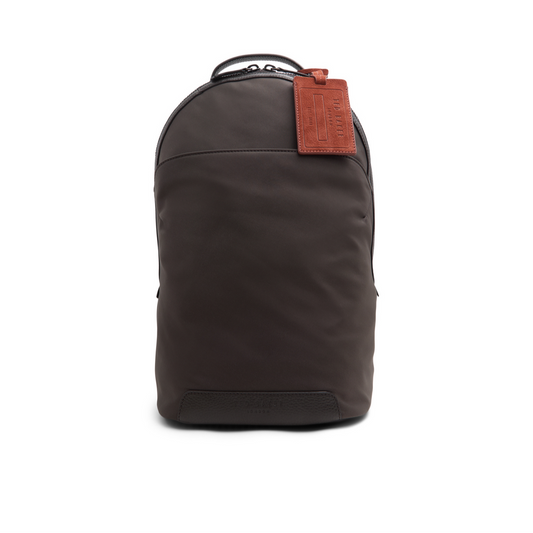 Ted Baker XADEN - Nylon Leather Trim Double Zip Backpack