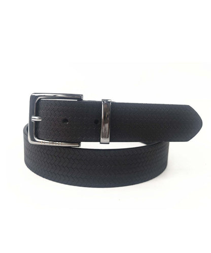Ted Baker GEO EMBOSSED BELT – Black