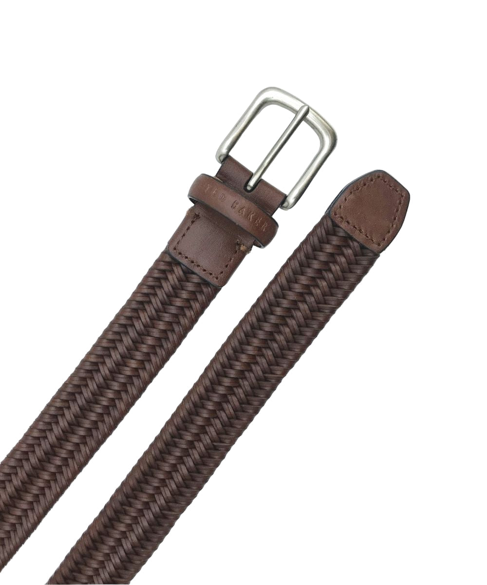 Ted Baker BRAIDED BELT – Brown