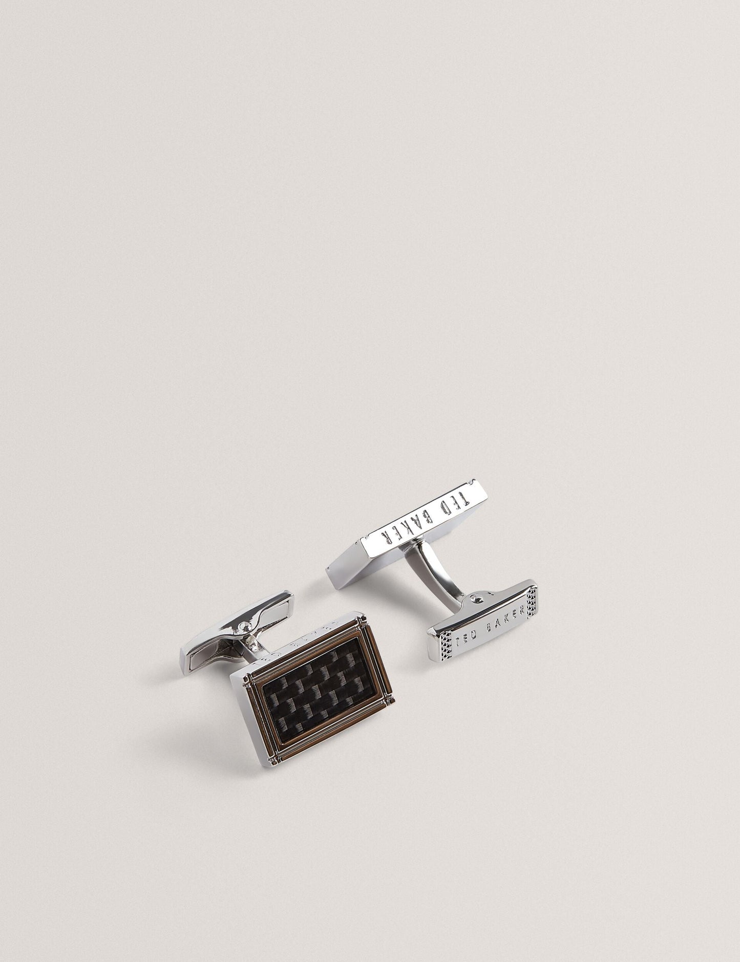 Ted Baker CARMONT - Carbon Cufflink And Tie Clip Set