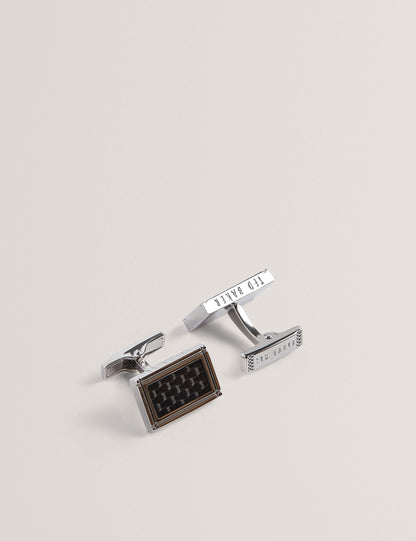 Ted Baker CARMONT - Carbon Cufflink And Tie Clip Set