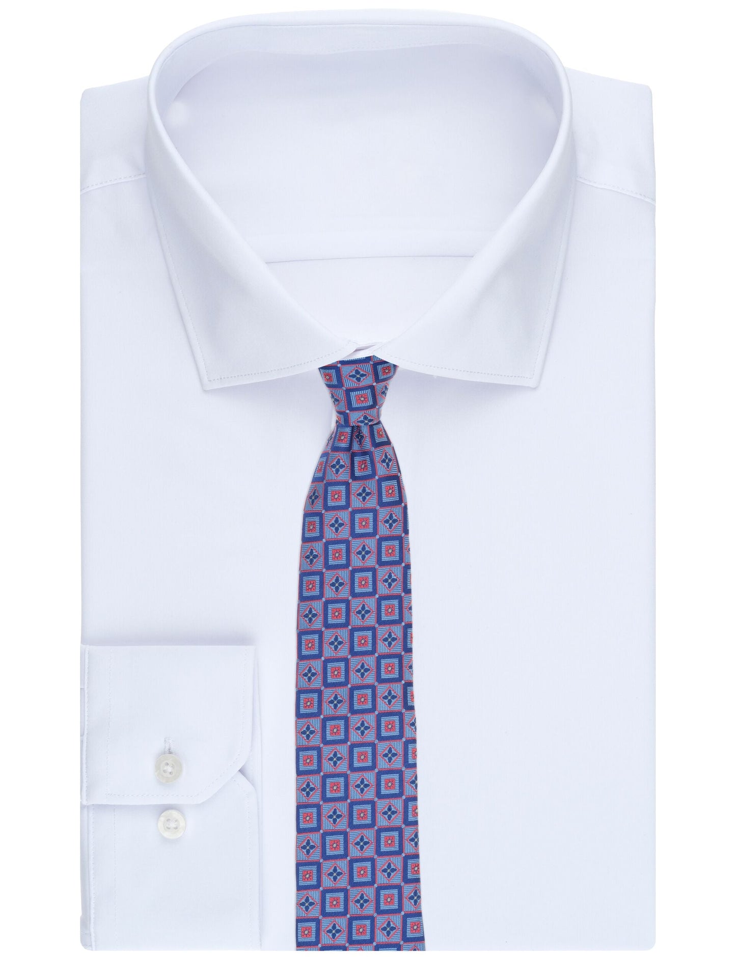 Ted Baker WINKLY Geometric Tile Print Silk Tie