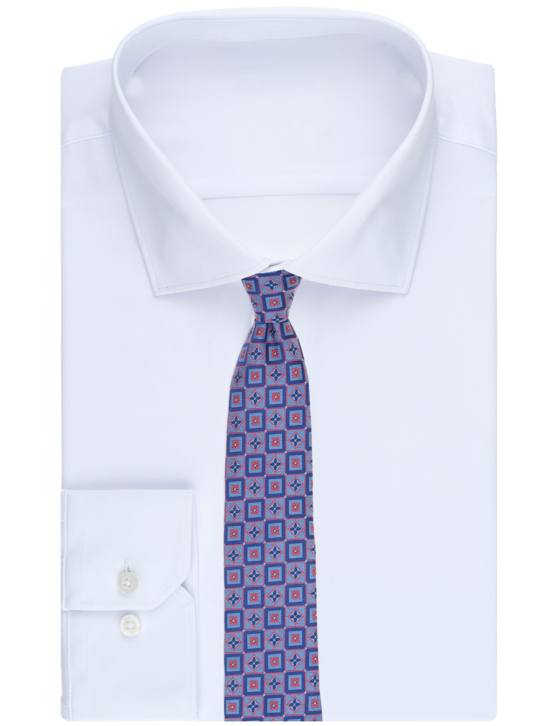 Ted Baker WINKLY Geometric Tile Print Silk Tie