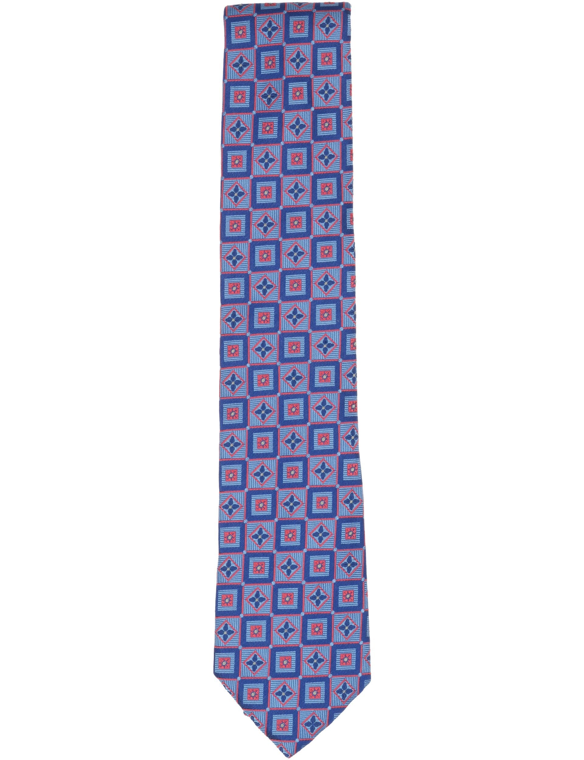 Ted Baker WINKLY Geometric Tile Print Silk Tie