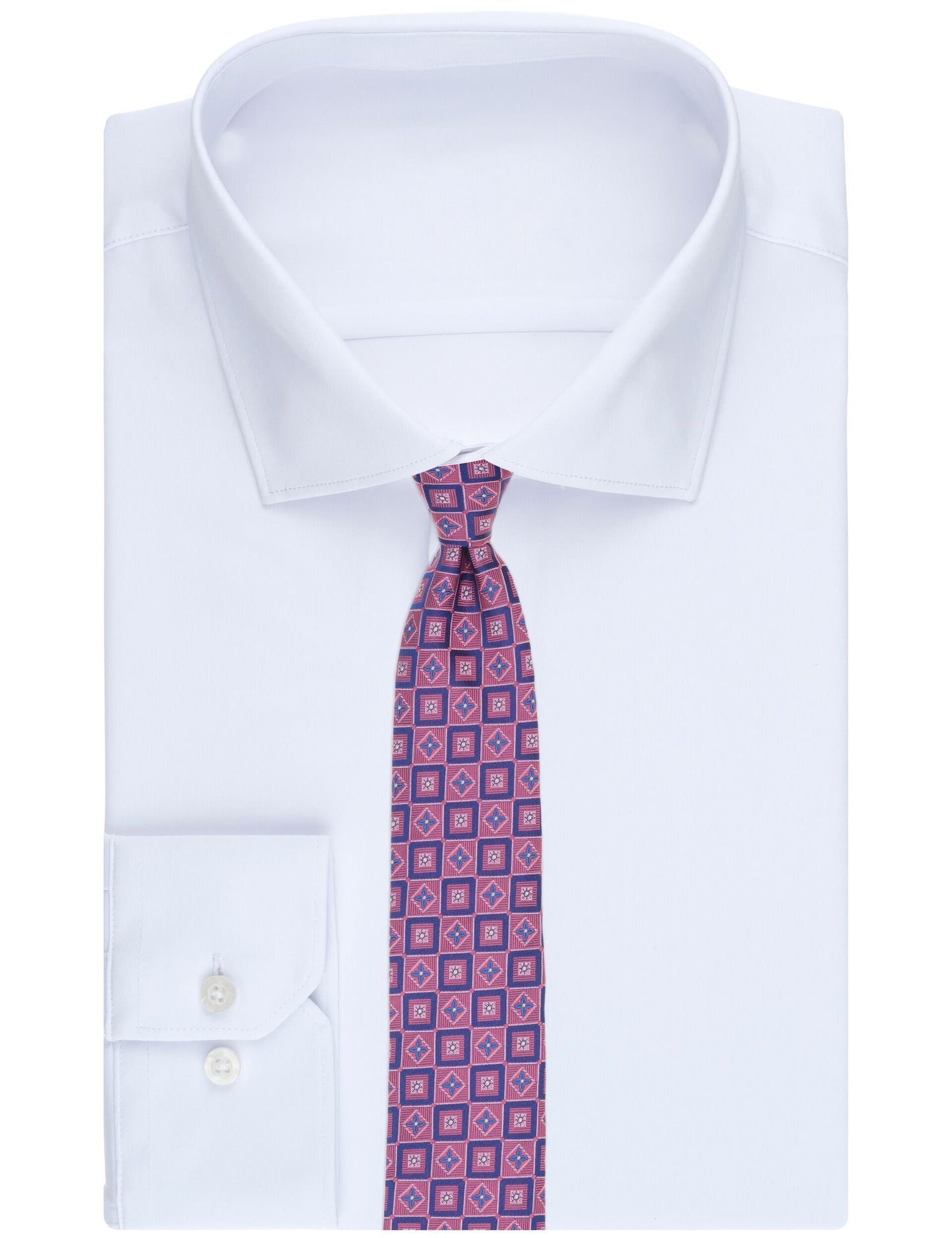 Ted Baker WINKLY Geometric Tile Print Silk Tie