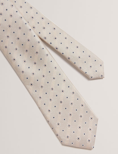 Ted Baker STEEPLE - Circle Geometric Print Silk Tie