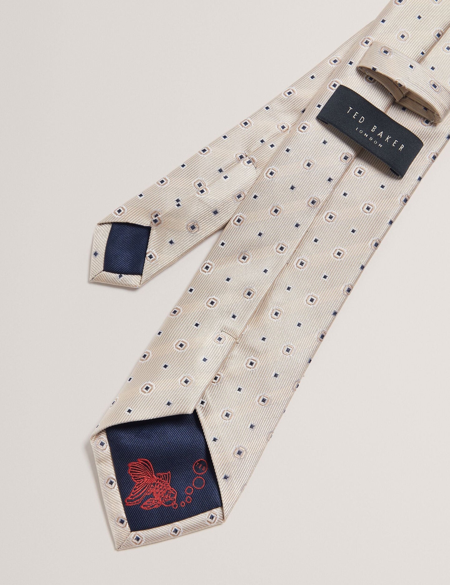 Ted Baker STEEPLE - Circle Geometric Print Silk Tie