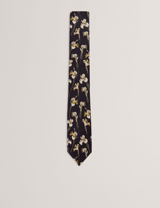 Ted Baker FRINTON - Orchid Floral Print Silk Tie