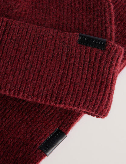 Ted Baker ALLIIES - Ribbed Knit Hat And Scarf Set