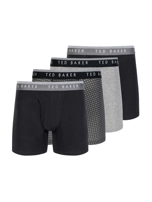 Ted Baker 4 Pack Cotton Stretch Boxer Briefs