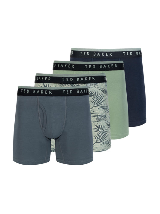 Ted Baker 4 Pack Cotton Stretch Boxer Briefs