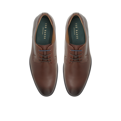 Ted Baker REGENT - Brown Smooth Leather Derby Shoes