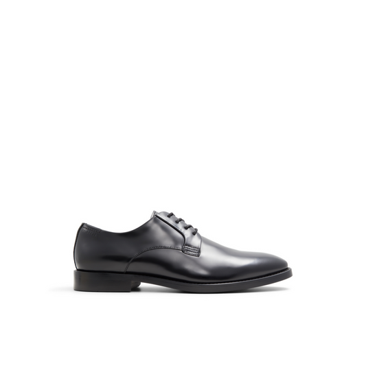 Ted Baker REGENT - Black Polished Leather Derby Shoes
