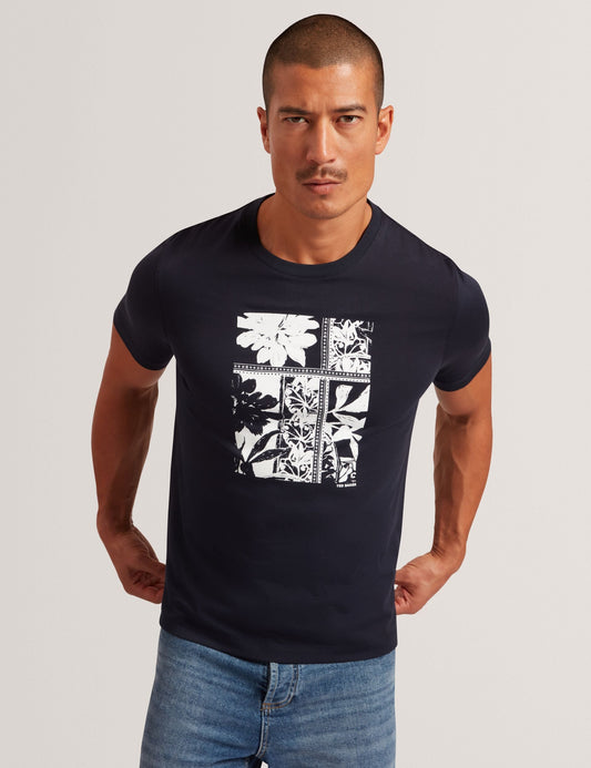 Ted Baker KONEY Botanical Graphic Crew Neck T-Shirt