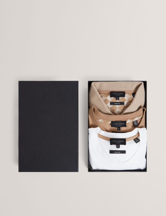 Ted Baker MAYISON Geometric Jersey Top Set 3 Pack