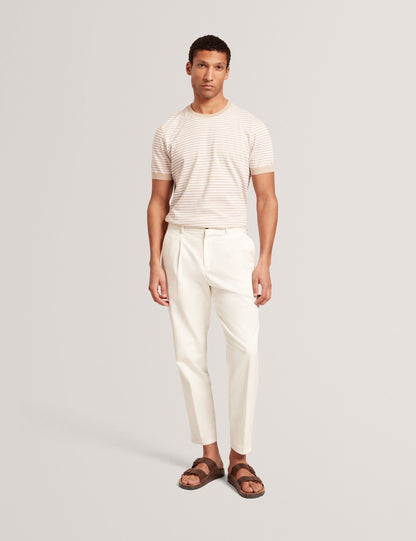 Ted Baker OURME - Classic Stripe Cotton Crew Neck T-Shirt