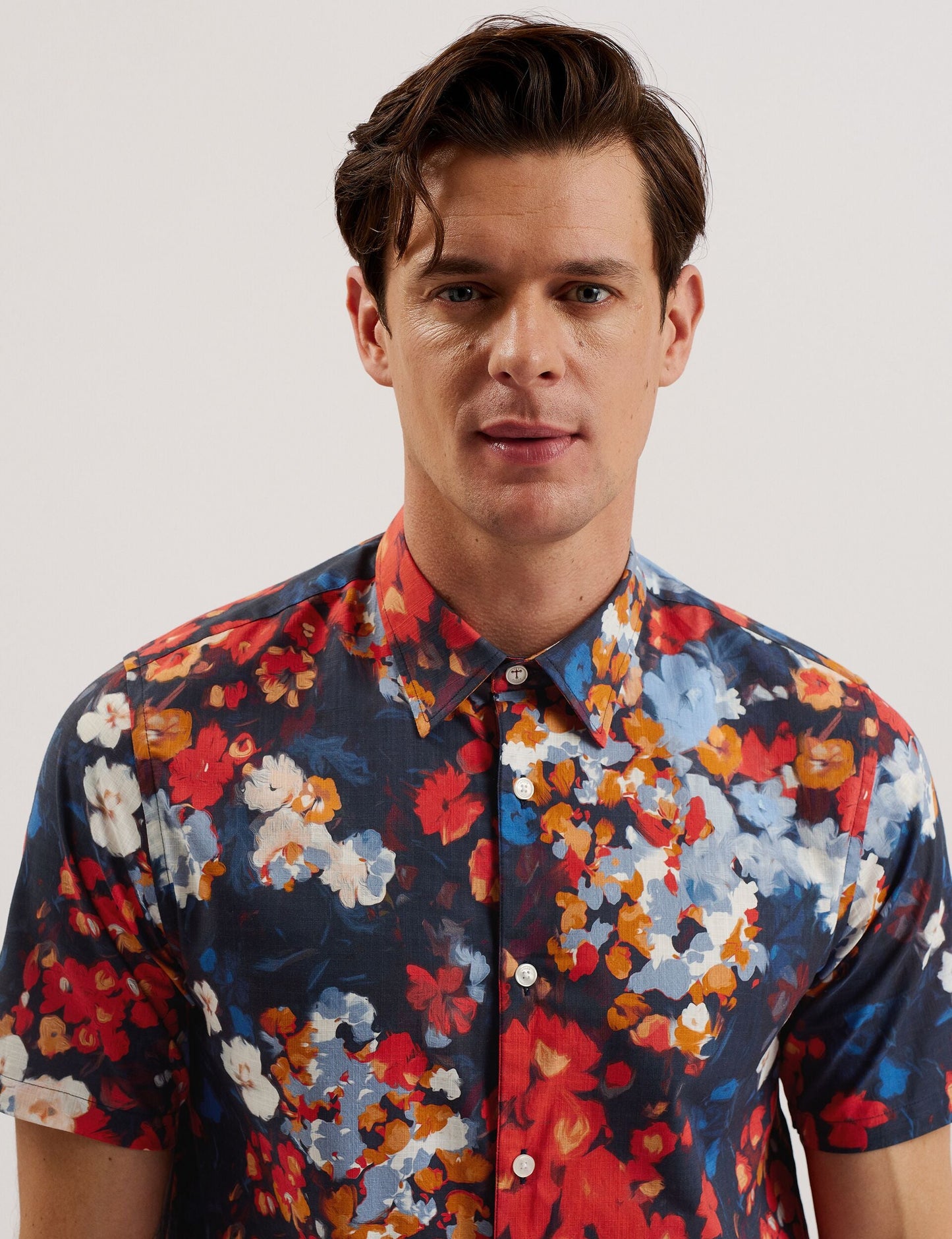 Ted Baker PIERRES - Short Sleeve Camo Floral Shirt