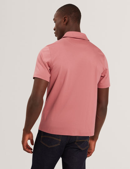 Ted Baker FILLIPP Soft Jersey Button-Through Polo Shirt