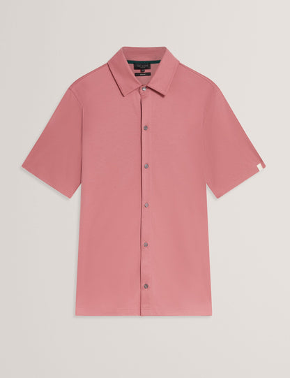 Ted Baker FILLIPP Soft Jersey Button-Through Polo Shirt