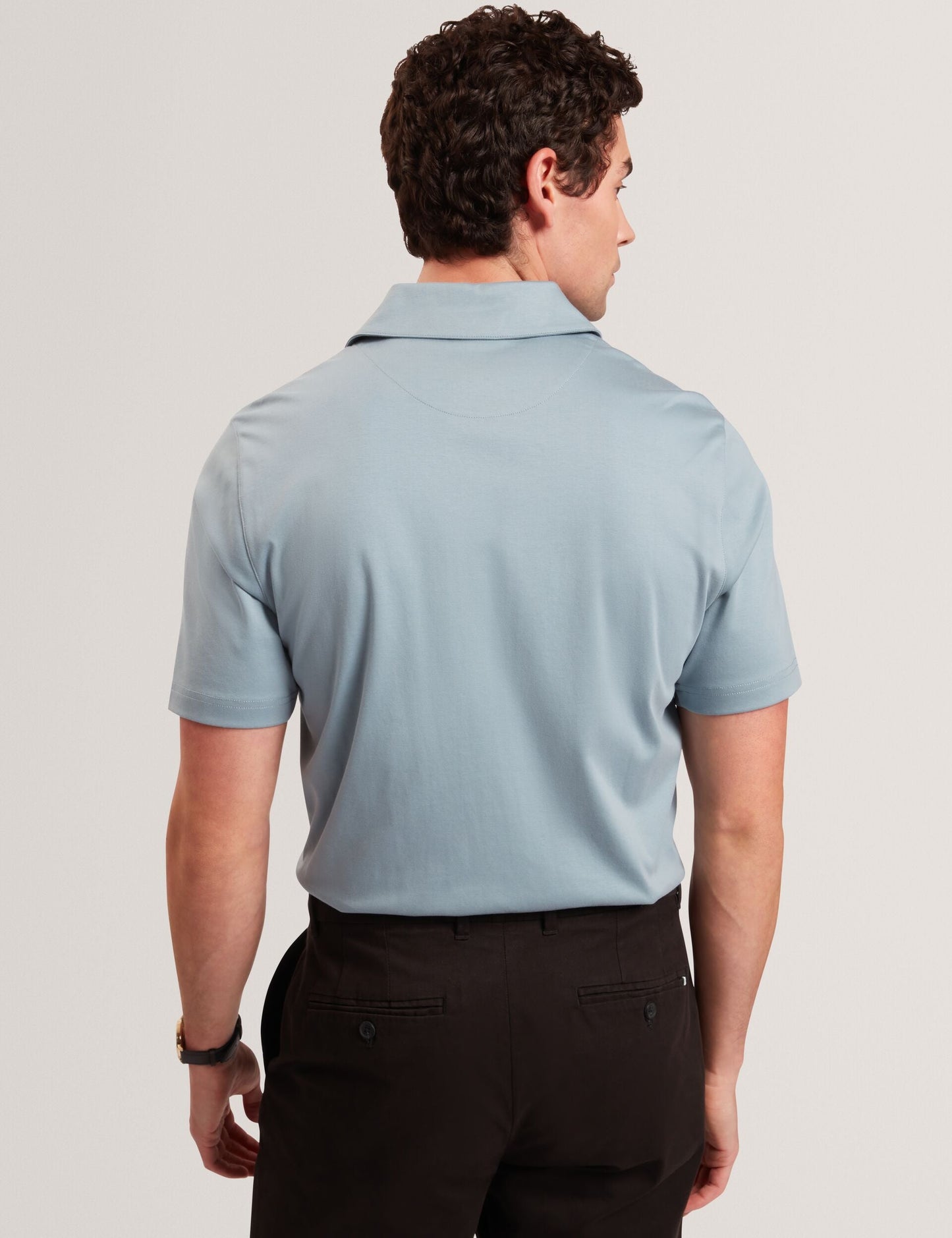 Ted Baker FILLIPP Soft Jersey Button-Through Polo Shirt