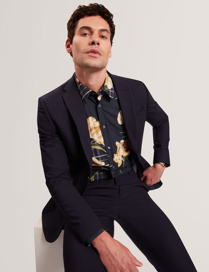 Ted Baker QUORIK Mixed Floral Print Long Sleeve Shirt