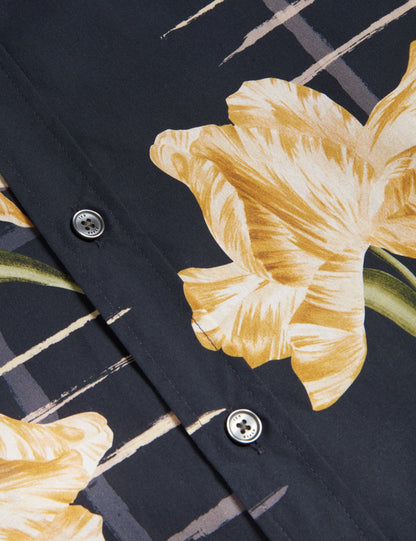 Ted Baker QUORIK Mixed Floral Print Long Sleeve Shirt