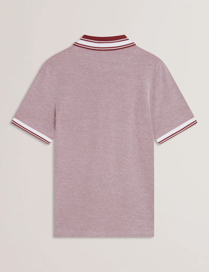 Ted Baker Phenes - Short Sleeve Textured Zip Polo