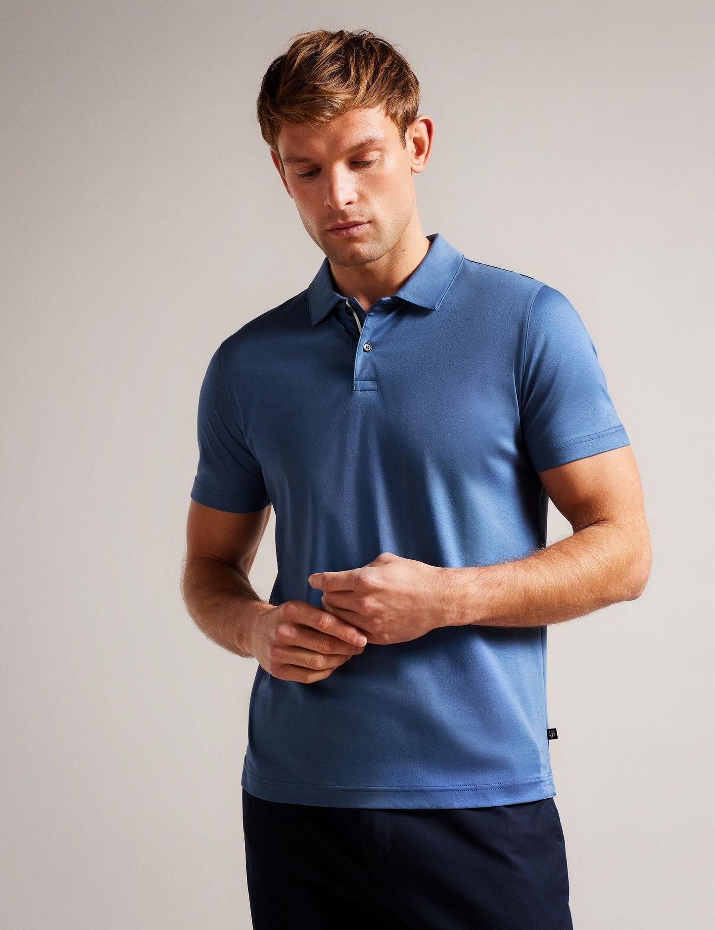 Ted Baker ZEITER - Slim Fit Pure Cotton Polo Shirt