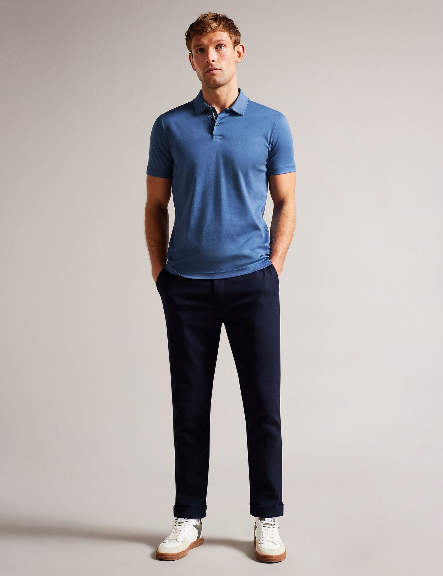 Ted Baker ZEITER - Slim Fit Pure Cotton Polo Shirt