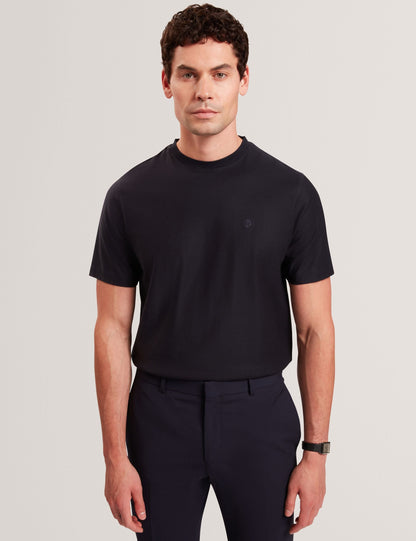 Ted Baker KAELITH Textured Panel Cotton Short Sleeve T-Shirt