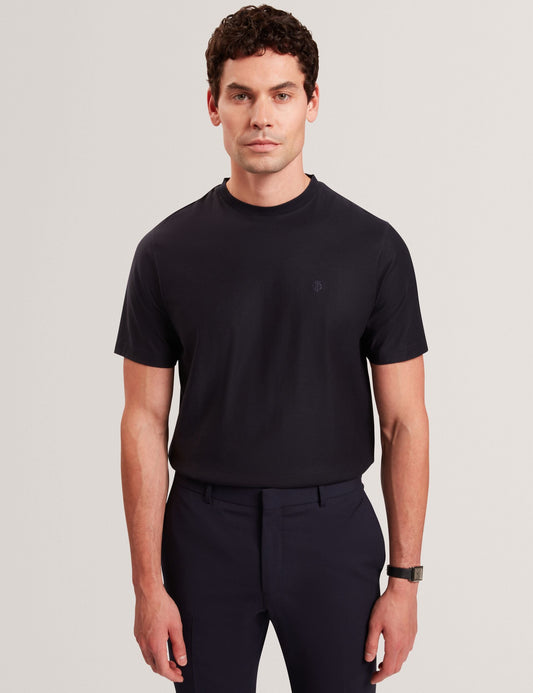 Ted Baker KAELITH Textured Panel Cotton Short Sleeve T-Shirt