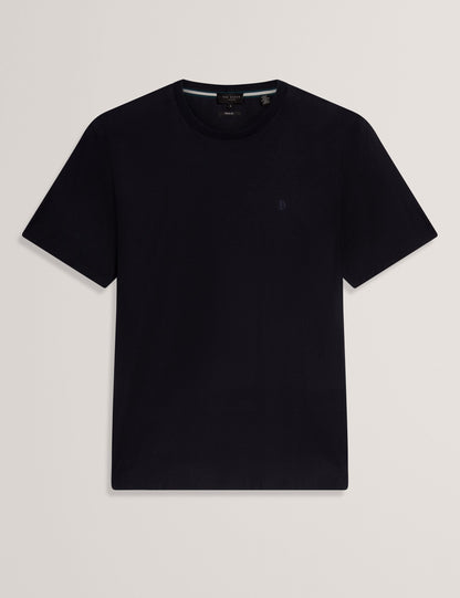 Ted Baker KAELITH Textured Panel Cotton Short Sleeve T-Shirt