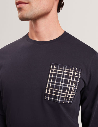 Ted Baker SININO Graphic Patch Long Sleeve T-Shirt