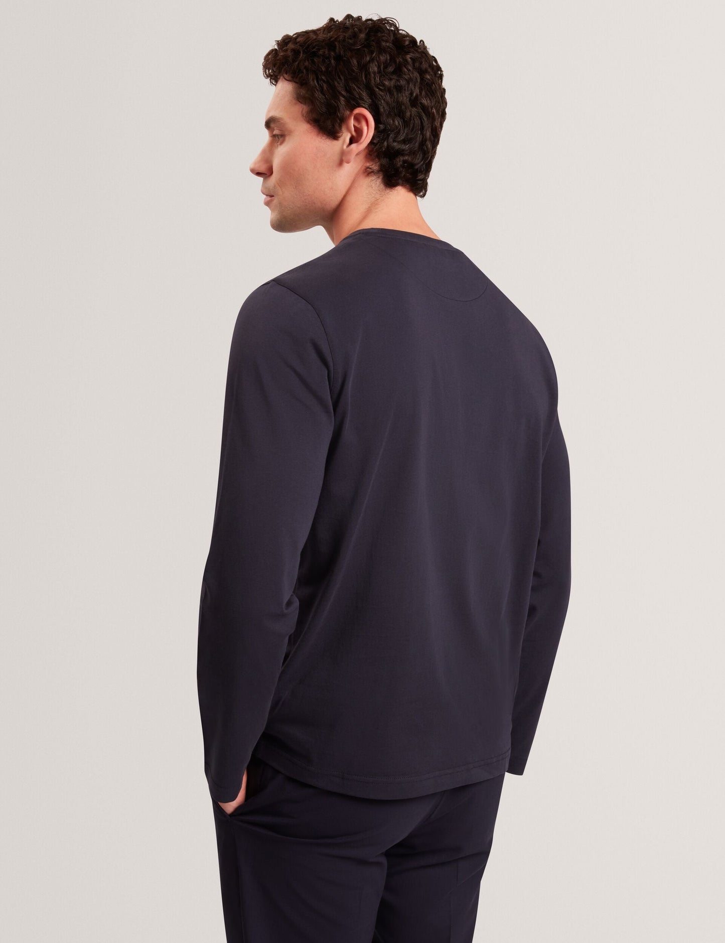 Ted Baker SININO Graphic Patch Long Sleeve T-Shirt